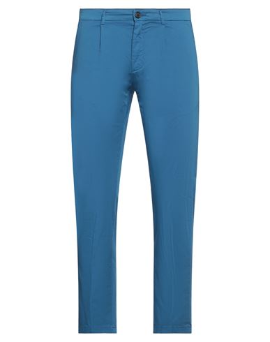 Department 5 Man Pants Blue Size 31 Cotton, Lycra, Metallic Fiber