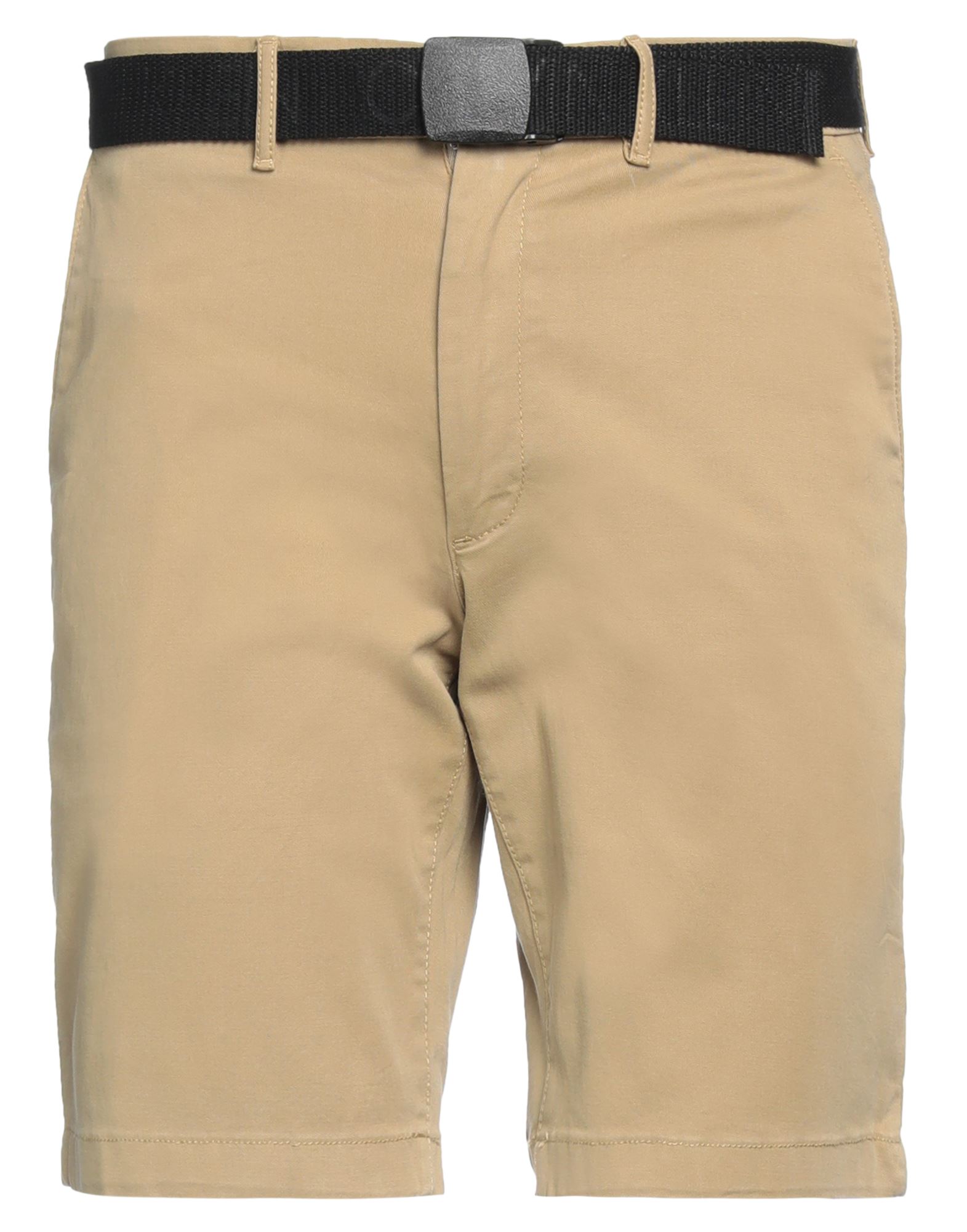 Calvin Klein Man Shorts & Bermuda Shorts Khaki Size 32 Cotton, Elastane In Beige