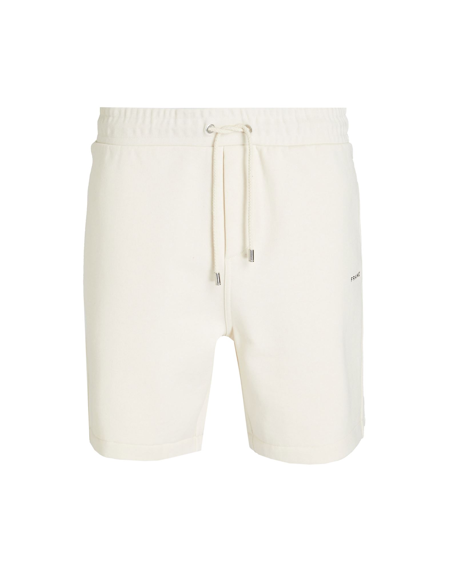 Frame Man Shorts & Bermuda Shorts Ivory Size S Cotton, Polyester, Elastane In White