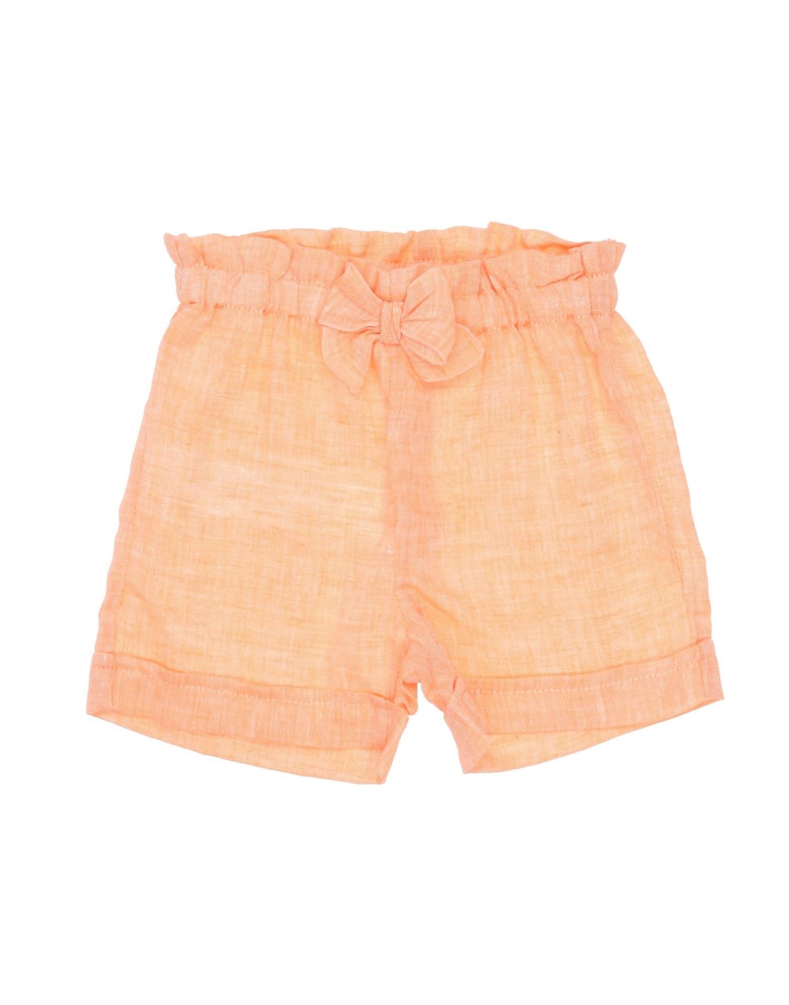Aletta Kids'  Newborn Girl Shorts & Bermuda Shorts Salmon Pink Size 3 Linen