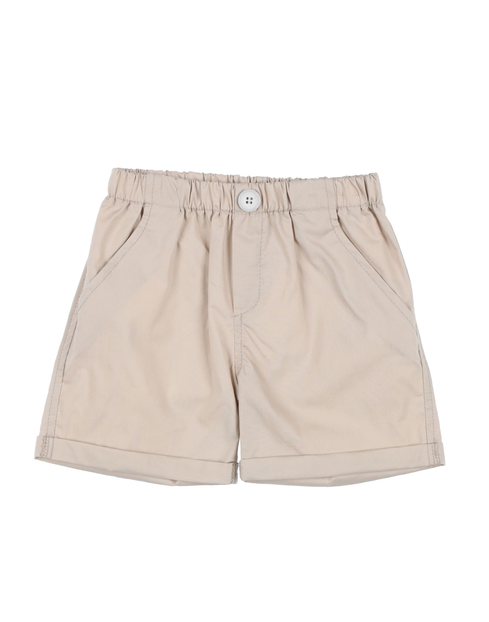 Aletta Kids'  Newborn Boy Shorts & Bermuda Shorts Beige Size 3 Cotton