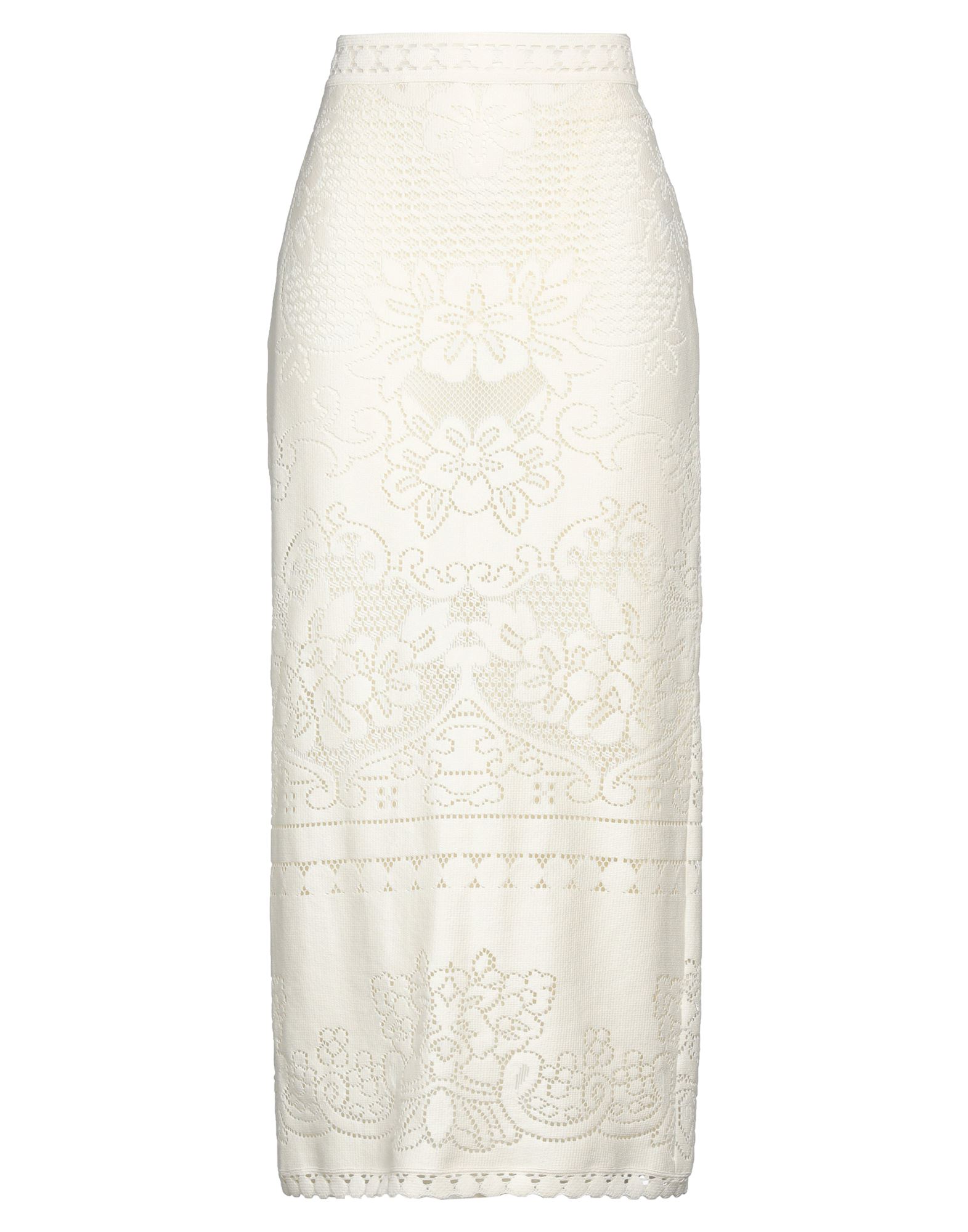 Valentino Long Skirts In White