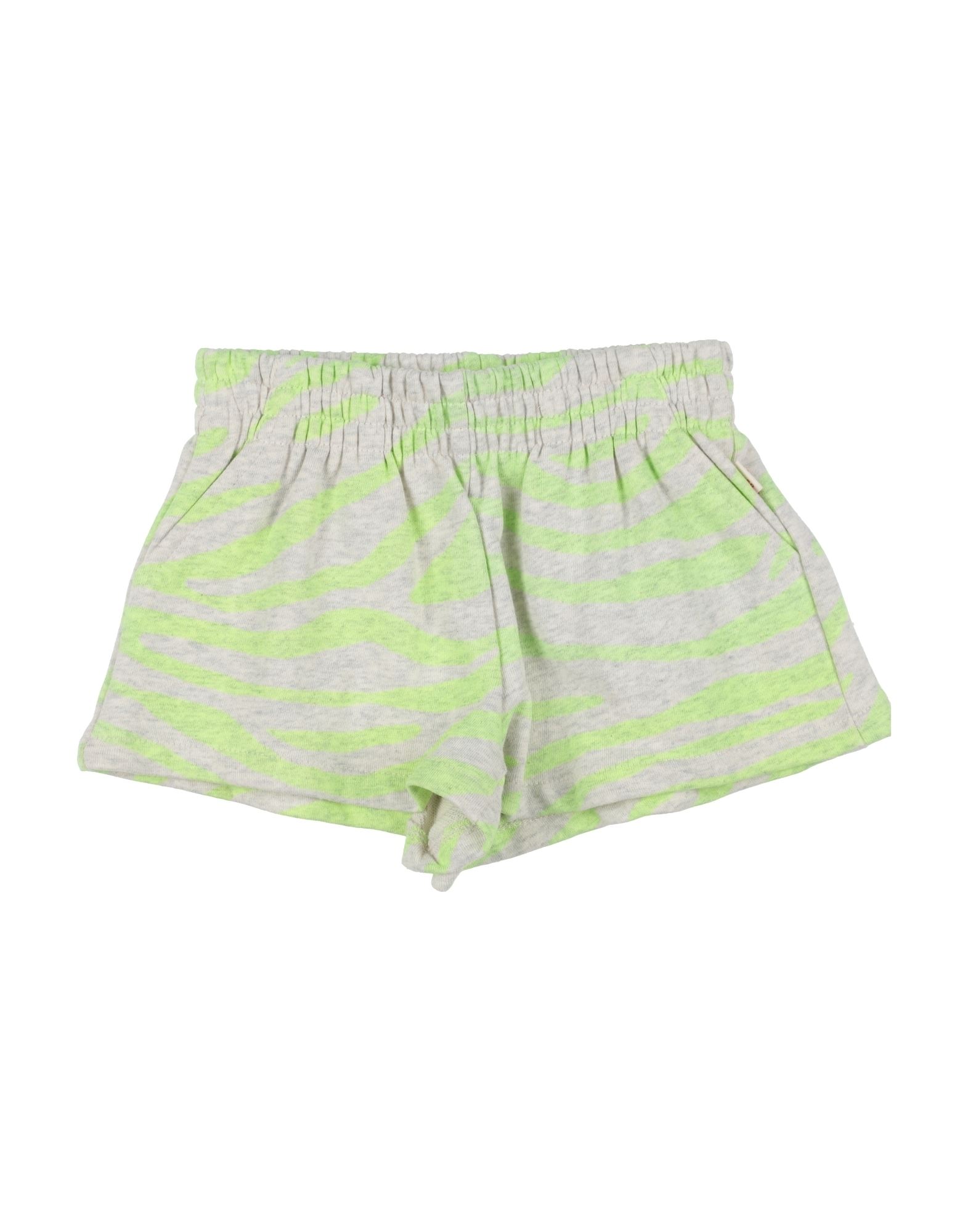 Ao76 Kids'  Toddler Girl Shorts & Bermuda Shorts Light Grey Size 4 Cotton In Light Green
