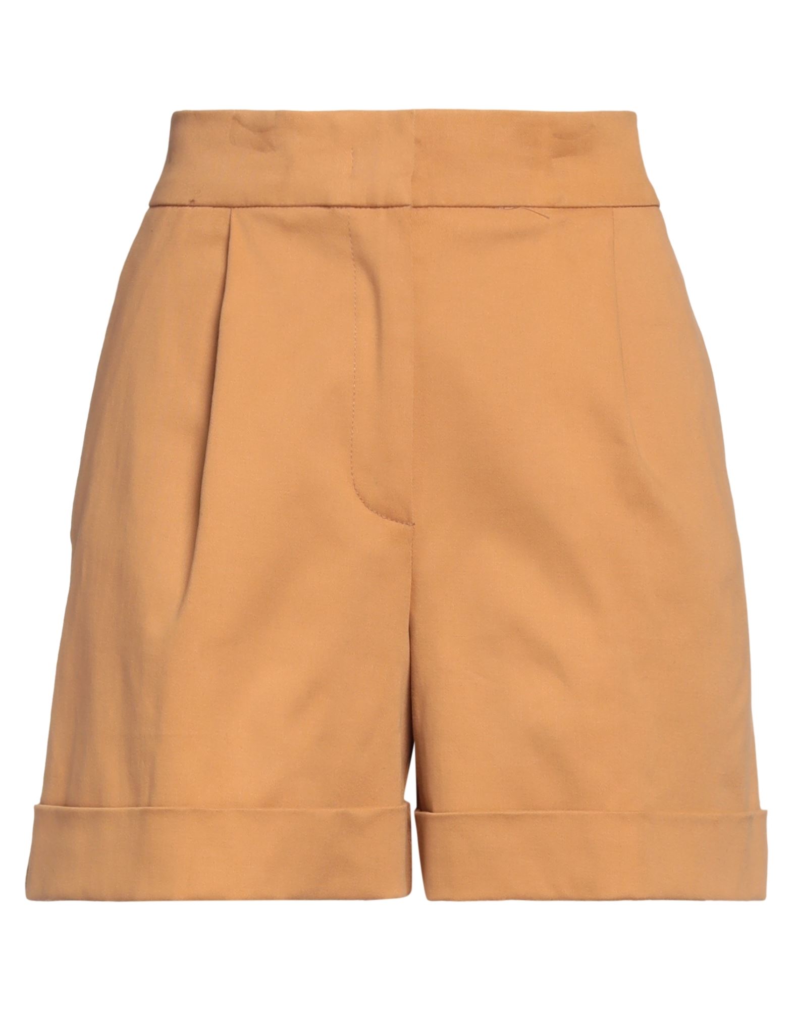 Kaos Woman Shorts & Bermuda Shorts Camel Size 6 Cotton, Elastane