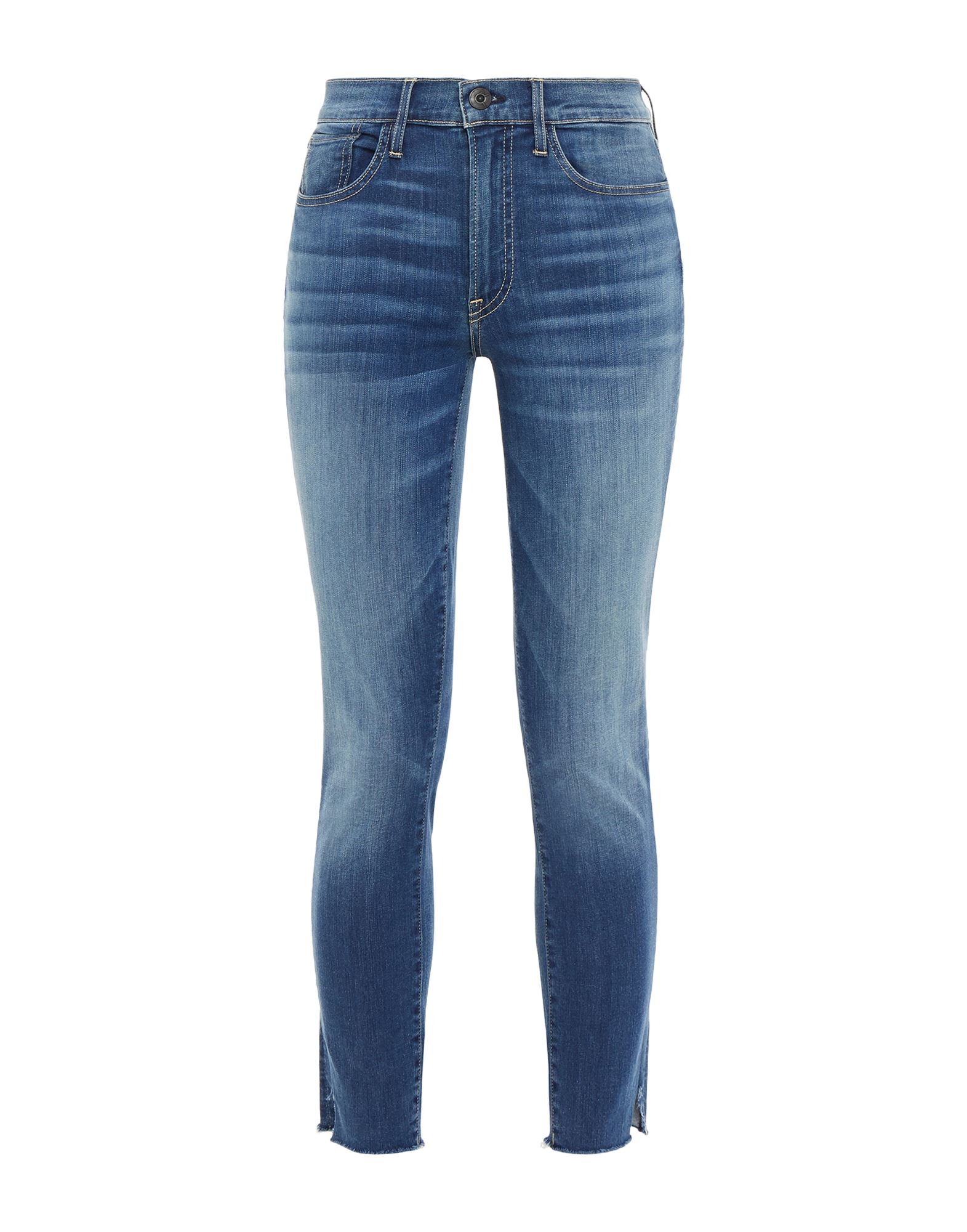 Shop 3x1 Woman Jeans Blue Size 23 Cotton, Polyester, Lycra