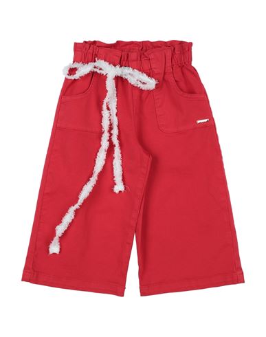 Liu •jo Babies'  Toddler Girl Pants Red Size 6 Cotton, Elastane