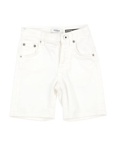 Dondup Babies'  Toddler Boy Shorts & Bermuda Shorts White Size 4 Cotton, Elastomultiester, Elastane