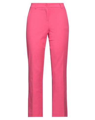 Cambio Woman Pants Fuchsia Size 12 Cotton, Elastane In Pink