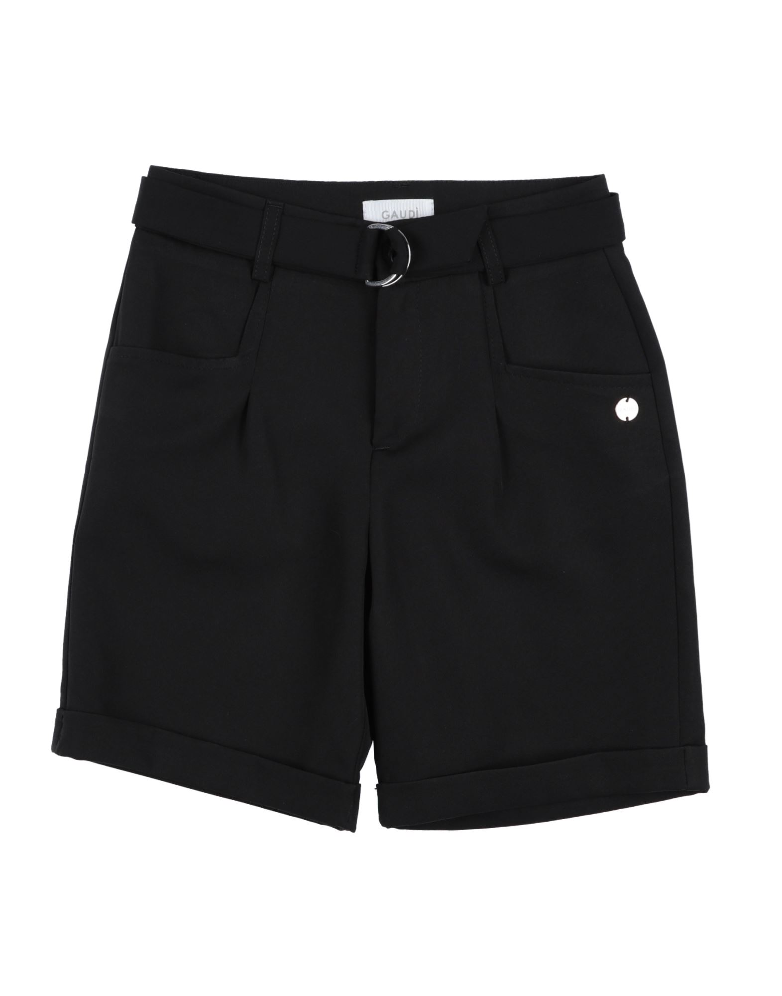 Gaudì Kids'  Toddler Girl Shorts & Bermuda Shorts Black Size 4 Polyester