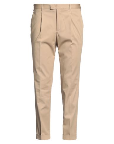 Pt Torino Man Pants Beige Size 40 Cotton, Elastane In Neutral