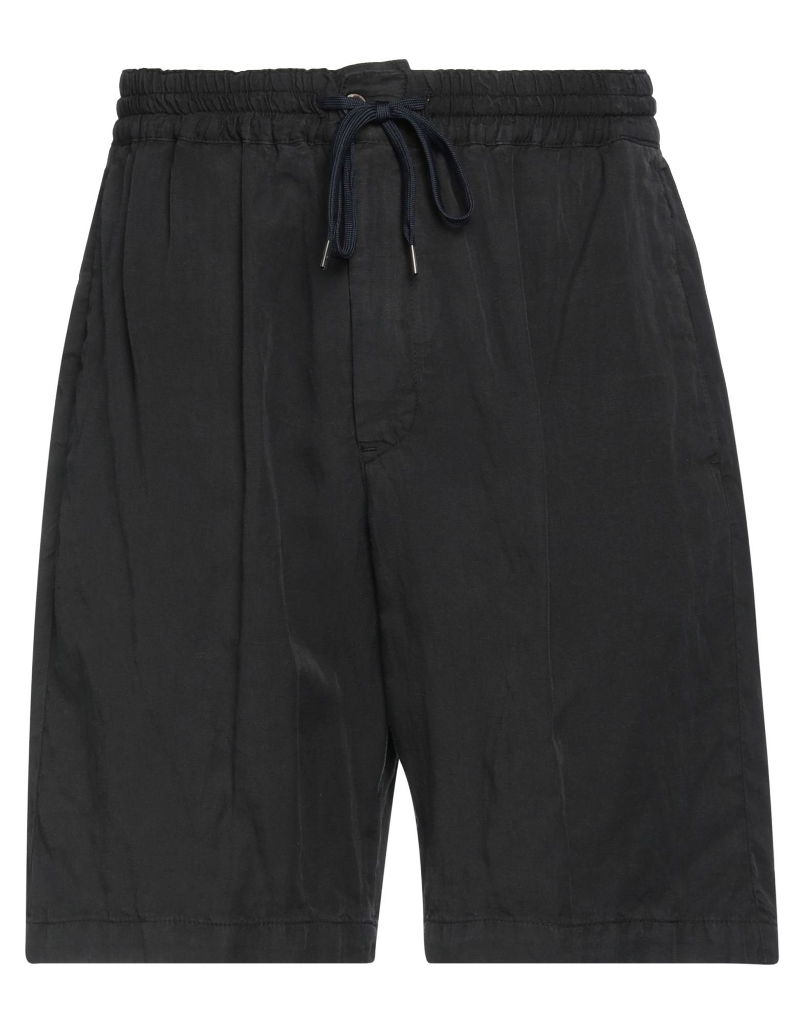 PT TORINO PT TORINO MAN SHORTS & BERMUDA SHORTS BLACK SIZE 34 LYOCELL, LINEN, COTTON