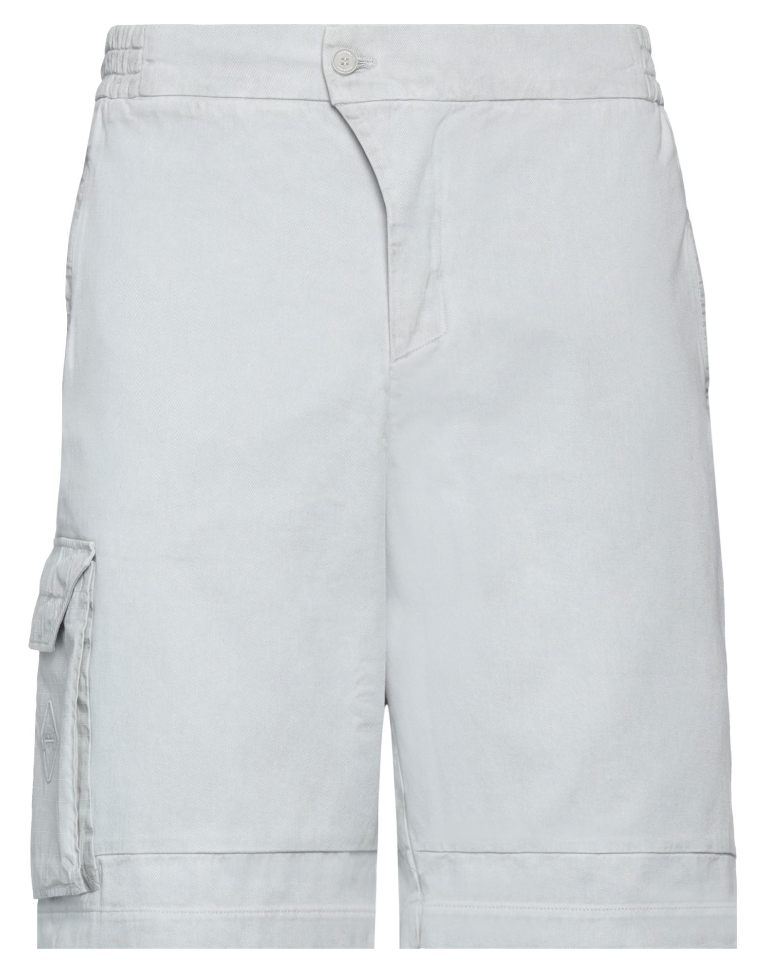 A-cold-wall* Man Shorts & Bermuda Shorts Light Grey Size S Cotton