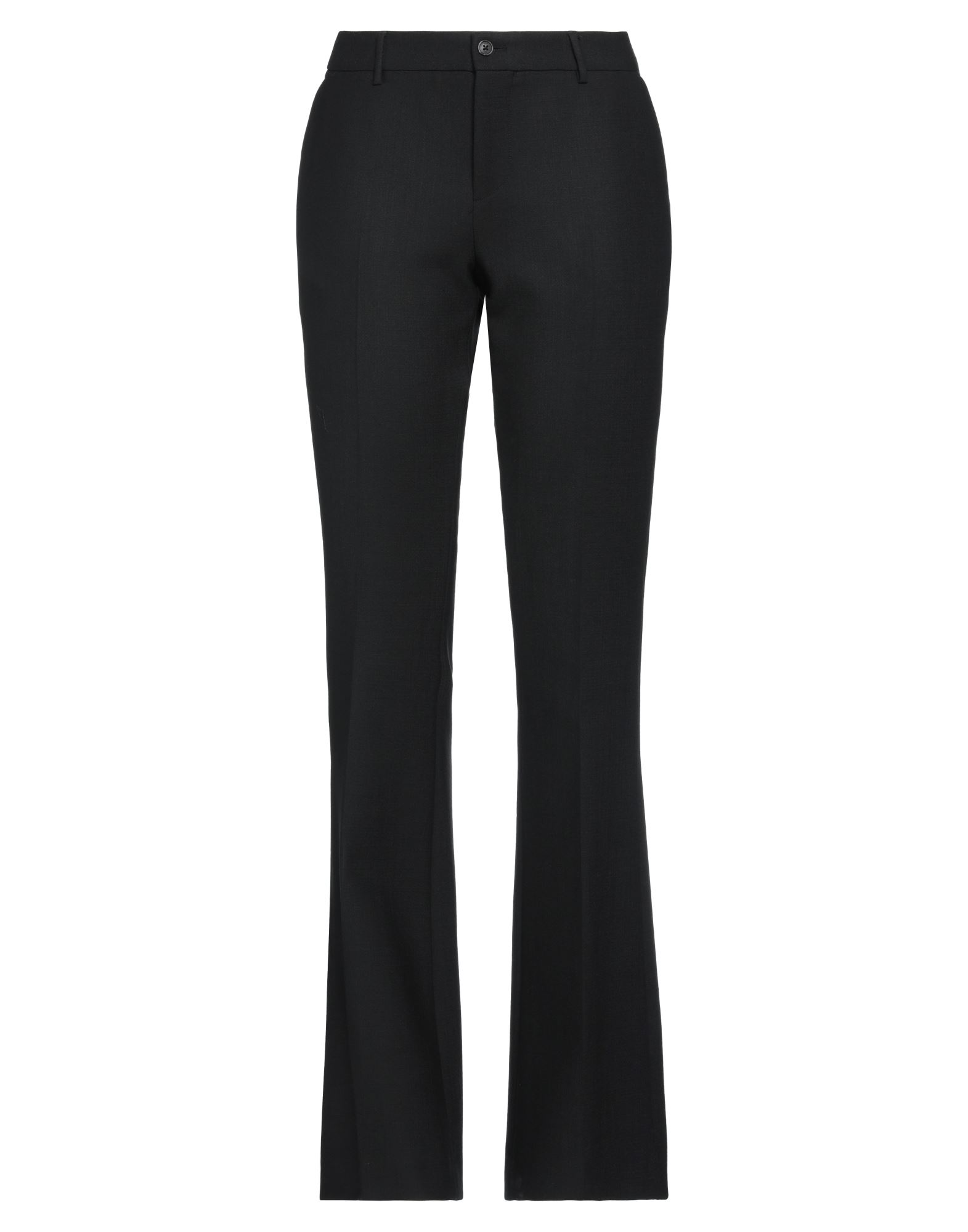 PT TORINO PT TORINO WOMAN PANTS BLACK SIZE 10 POLYESTER, VIRGIN WOOL, ELASTANE