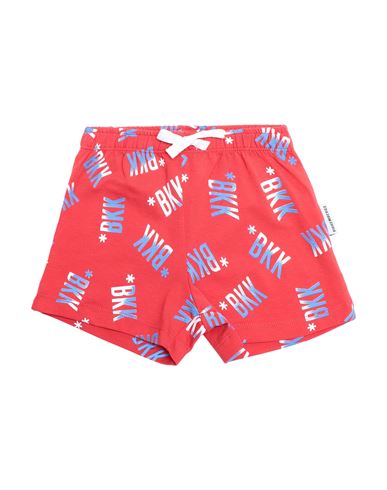 Bikkembergs Newborn Boy Shorts & Bermuda Shorts Red Size 0 Cotton, Elastane In Red