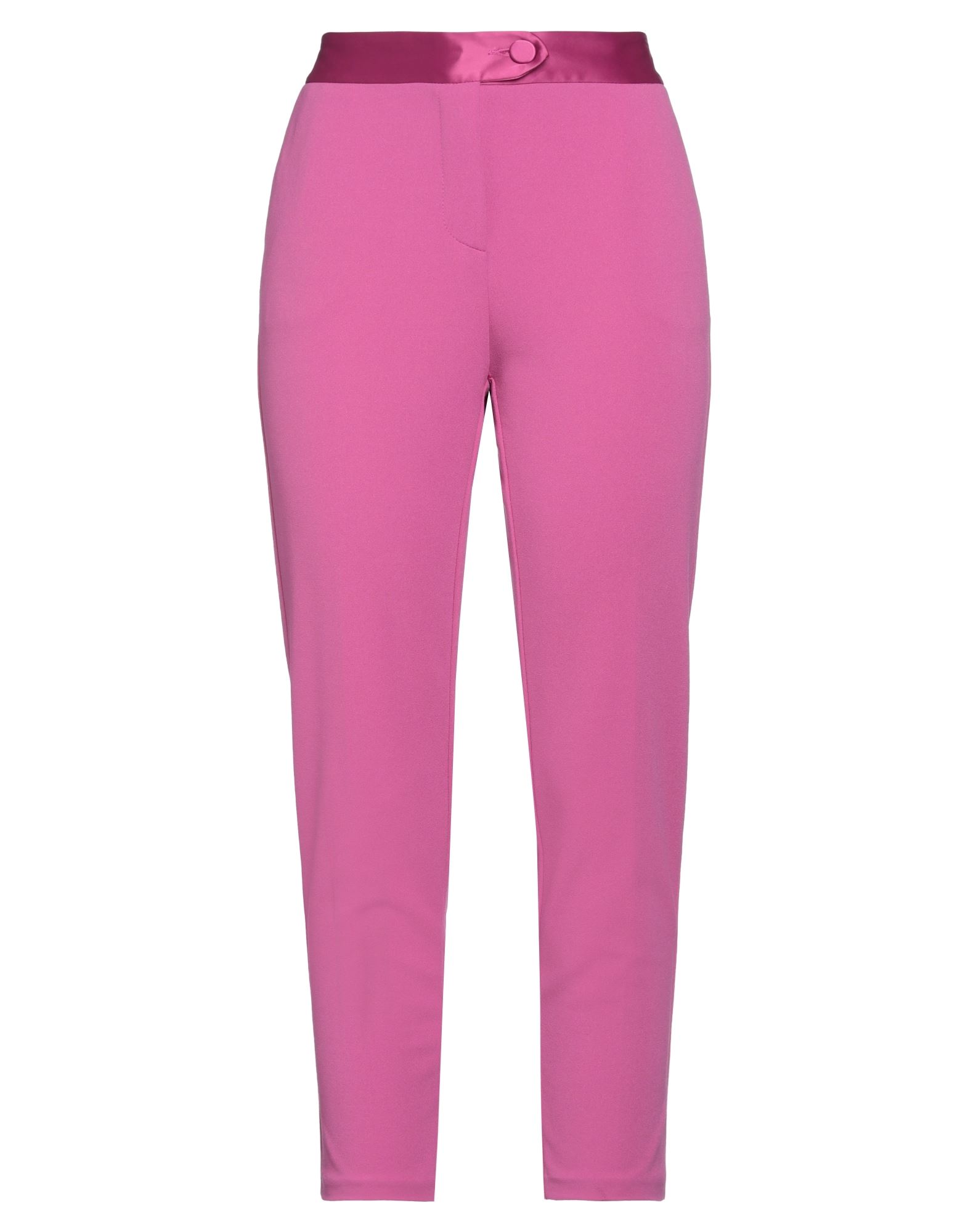 IMPERIAL IMPERIAL WOMAN PANTS MAUVE SIZE XS POLYESTER, ELASTANE