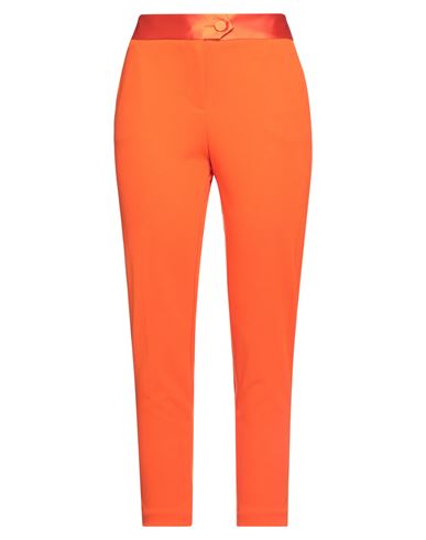 Imperial Woman Pants Orange Size M Polyester, Elastane