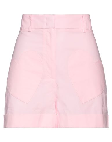 Moschino Woman Shorts & Bermuda Shorts Pink Size 6 Cotton, Elastane