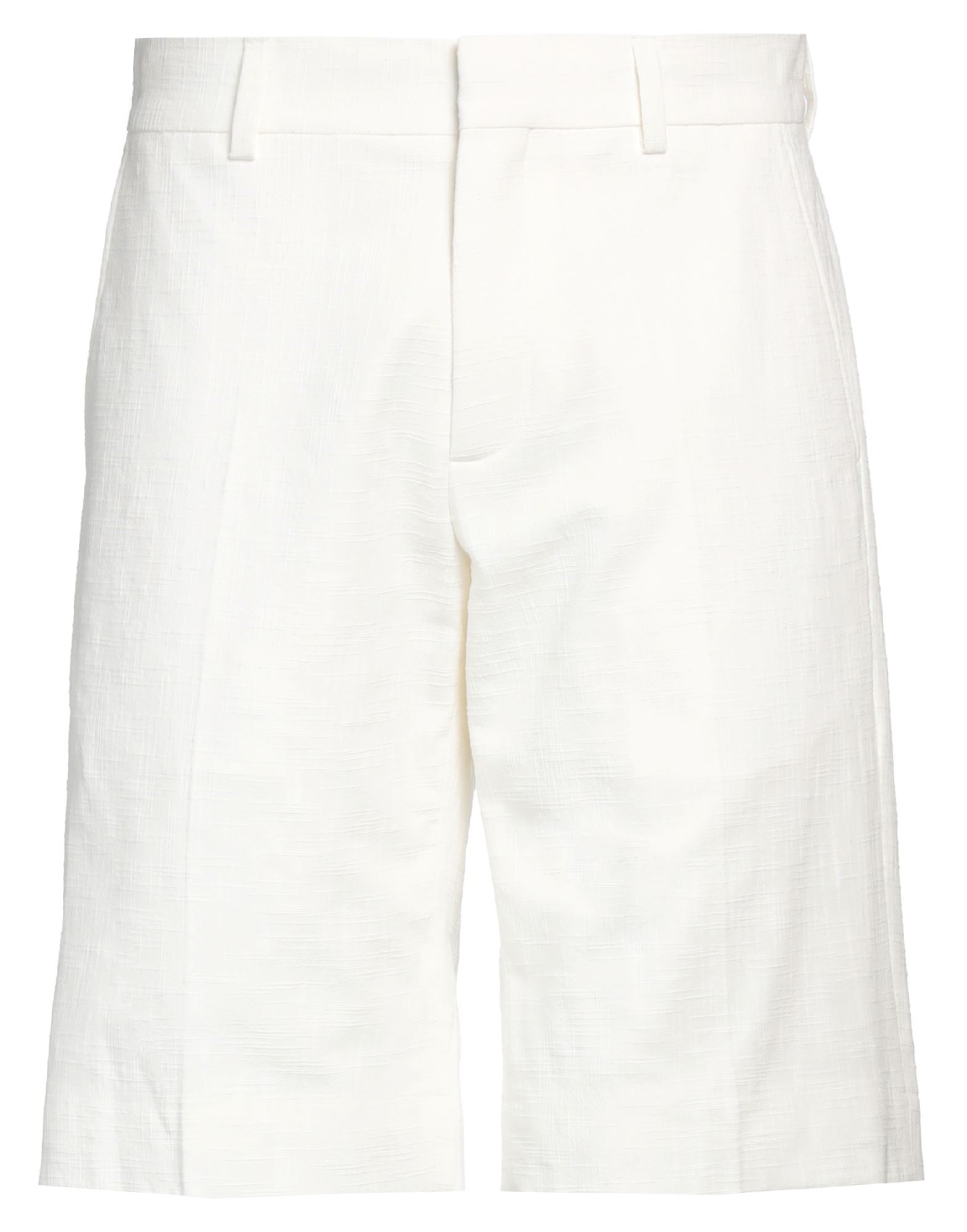 Shop Casablanca Man Shorts & Bermuda Shorts White Size 32 Cotton