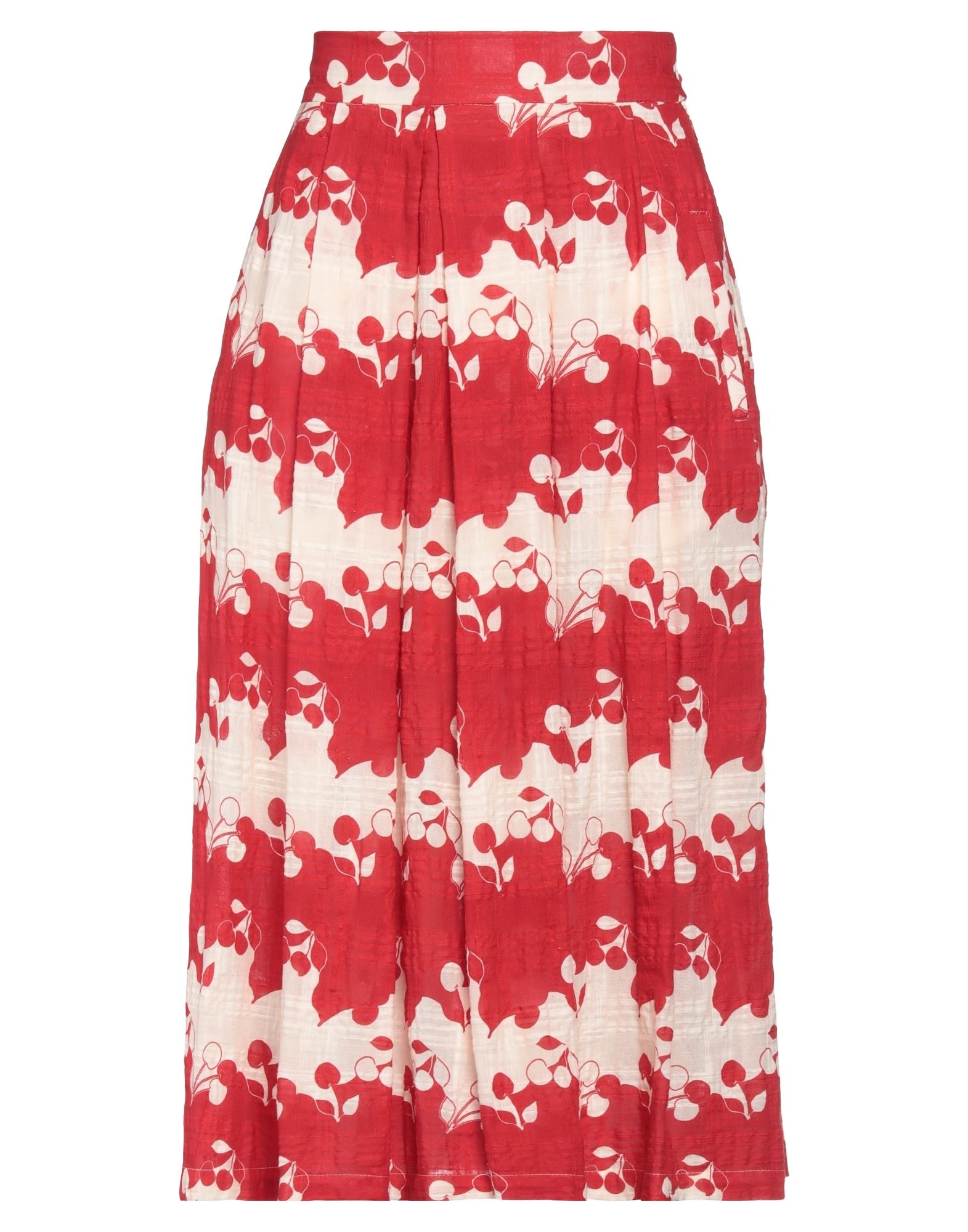 Ottod'ame Midi Skirts In Red