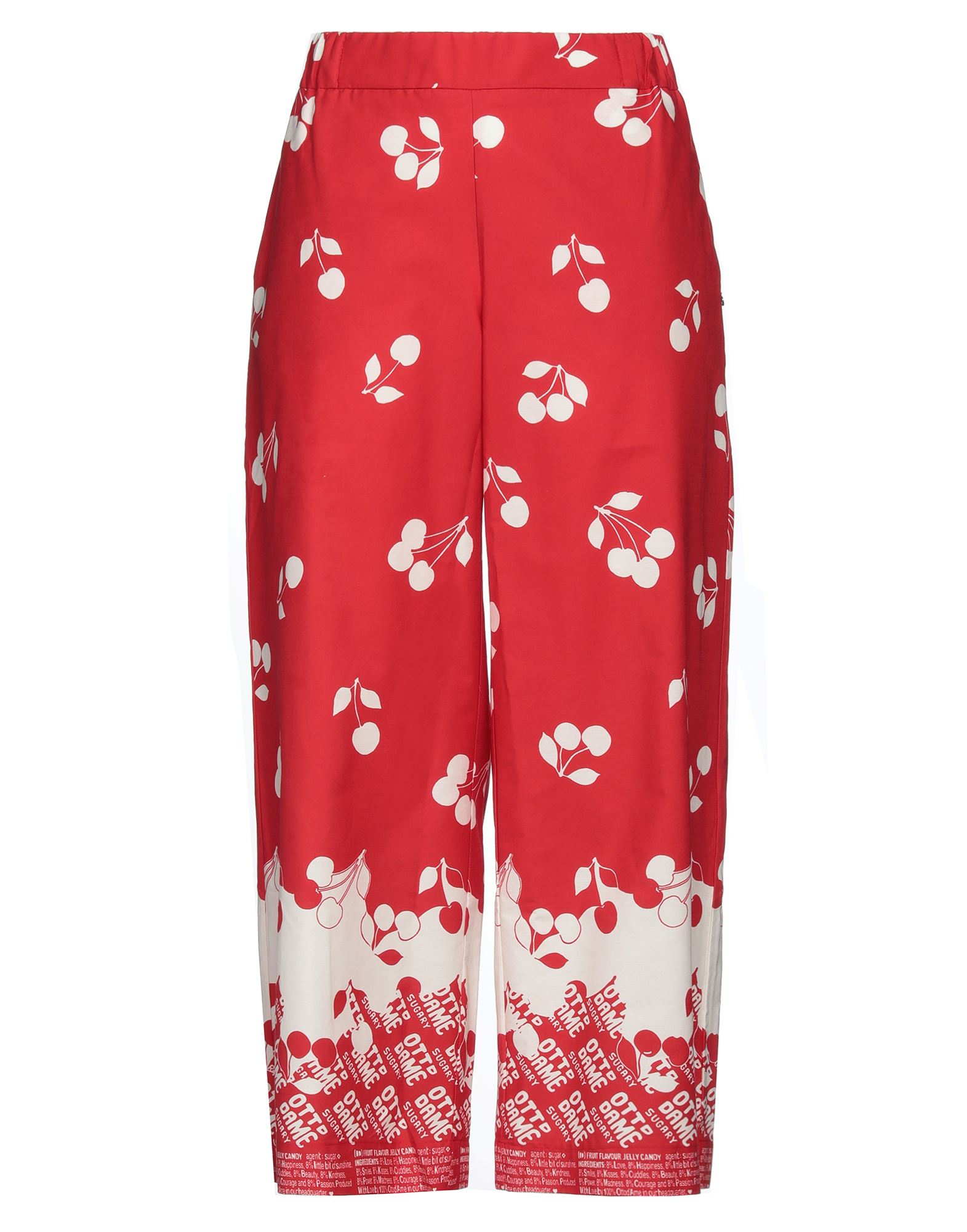 Ottod'ame Cropped Pants In Red