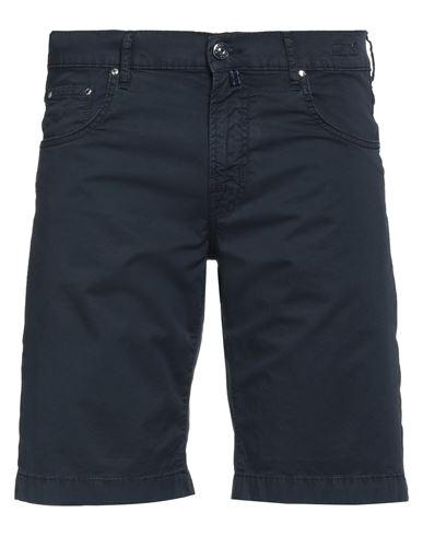 JACOB COHЁN JACOB COHЁN MAN SHORTS & BERMUDA SHORTS MIDNIGHT BLUE SIZE 38 COTTON, ELASTANE, POLYESTER