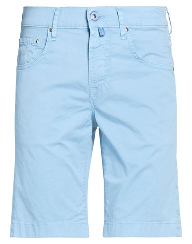 Jacob Cohёn Man Shorts & Bermuda Shorts Light Blue Size 31 Cotton, Elastane, Polyester