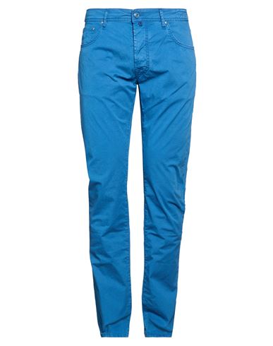 Jacob Cohёn Man Pants Slate Blue Size 37 Cotton, Elastane, Polyester