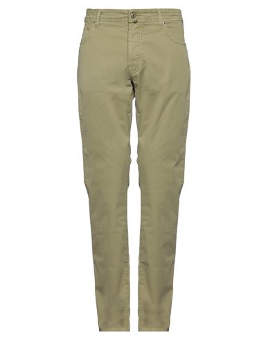 Jacob Cohёn Man Pants Sage Green Size 37 Cotton, Elastane, Polyester
