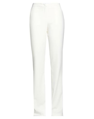 Les Bourdelles Des Garçons Woman Pants Ivory Size 10 Polyester, Elastane In White