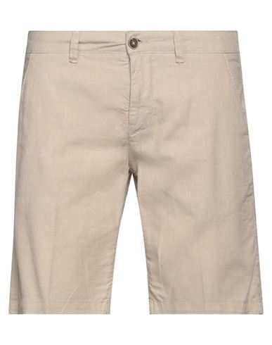 Take-two Man Shorts & Bermuda Shorts Beige Size 29 Linen, Cotton