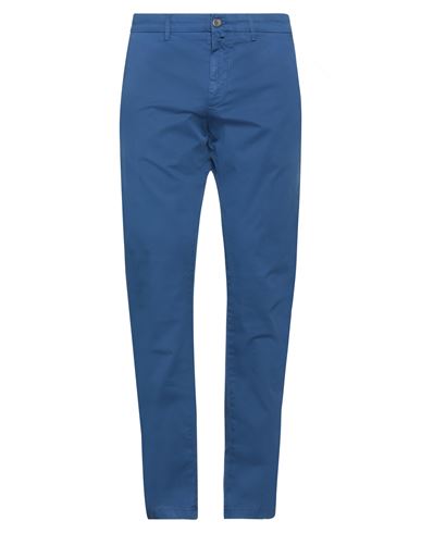 Siviglia Man Pants Blue Size 40 Cotton, Elastane