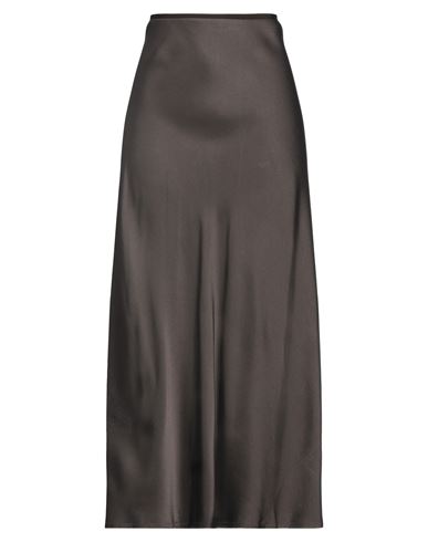 Maison Margiela Woman Maxi Skirt Dark Brown Size 4 Acetate, Viscose