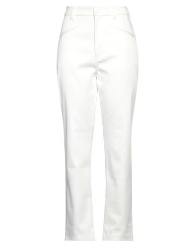 Philosophy Di Lorenzo Serafini Woman Pants White Size 8 Cotton, Elastane