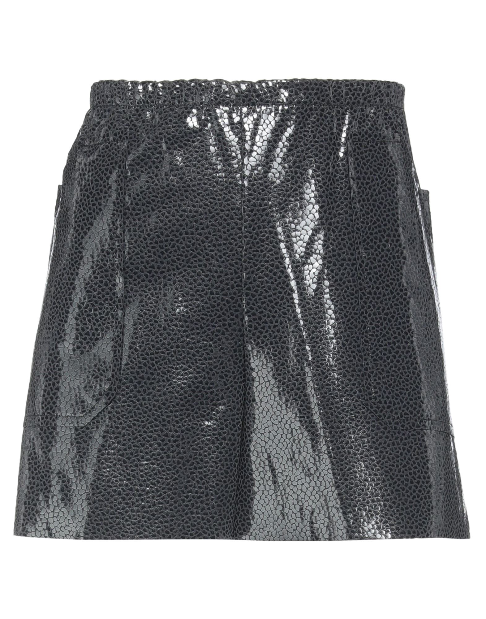 La Fille Des Fleurs Woman Shorts & Bermuda Shorts Black Size S Polyamide, Elastane