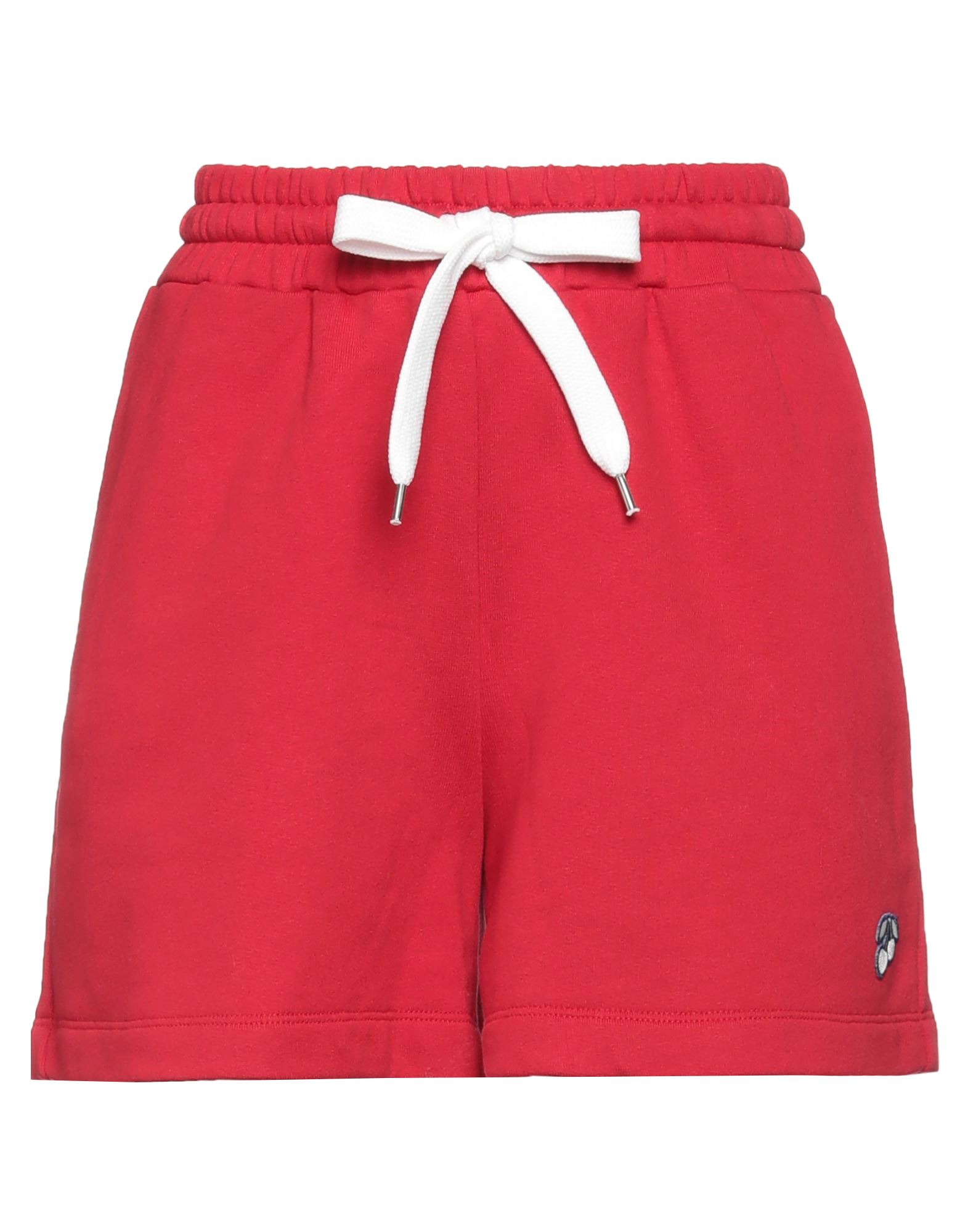 Ottod'ame Woman Shorts & Bermuda Shorts Red Size 4 Cotton