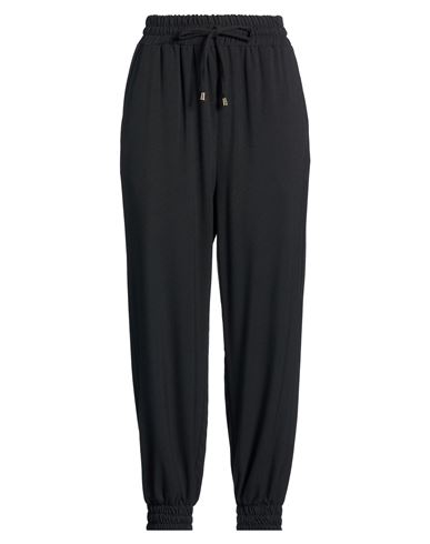 Denny Rose Woman Pants Black Size 12 Polyester, Viscose, Elastane