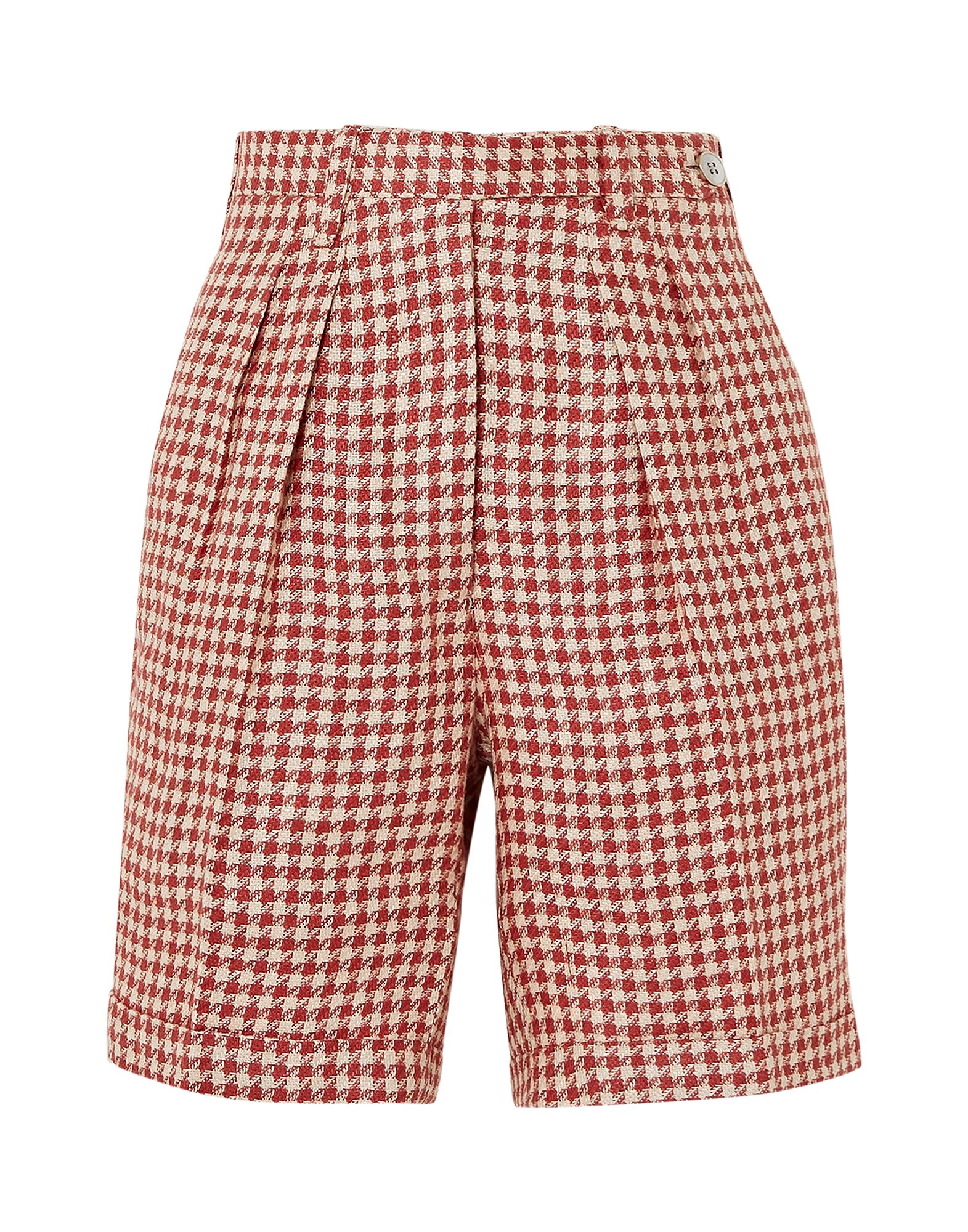 Giuliva Heritage Collection Giuliva Heritage Woman Shorts & Bermuda Shorts Red Size 6 Linen