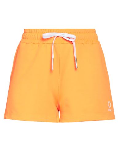 Suns Boards Woman Shorts & Bermuda Shorts Orange Size Xl Polyester, Cotton, Elastane