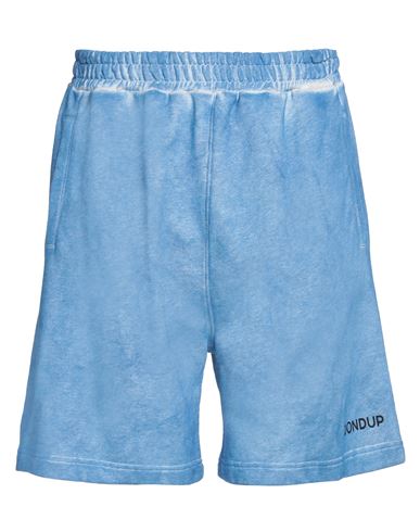 Dondup Man Shorts & Bermuda Shorts Blue Size L Cotton