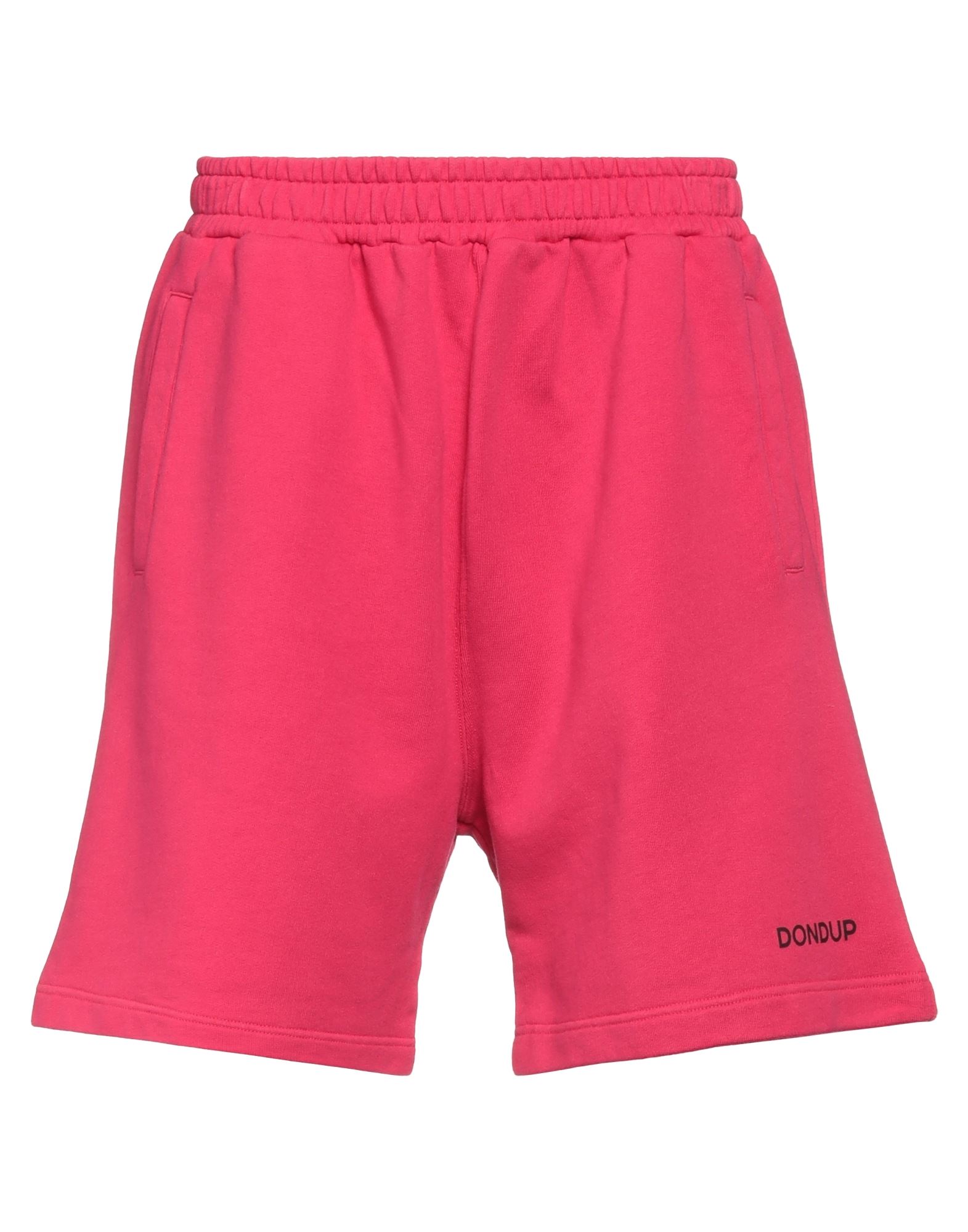 Dondup Man Shorts & Bermuda Shorts Coral Size M Cotton In Red