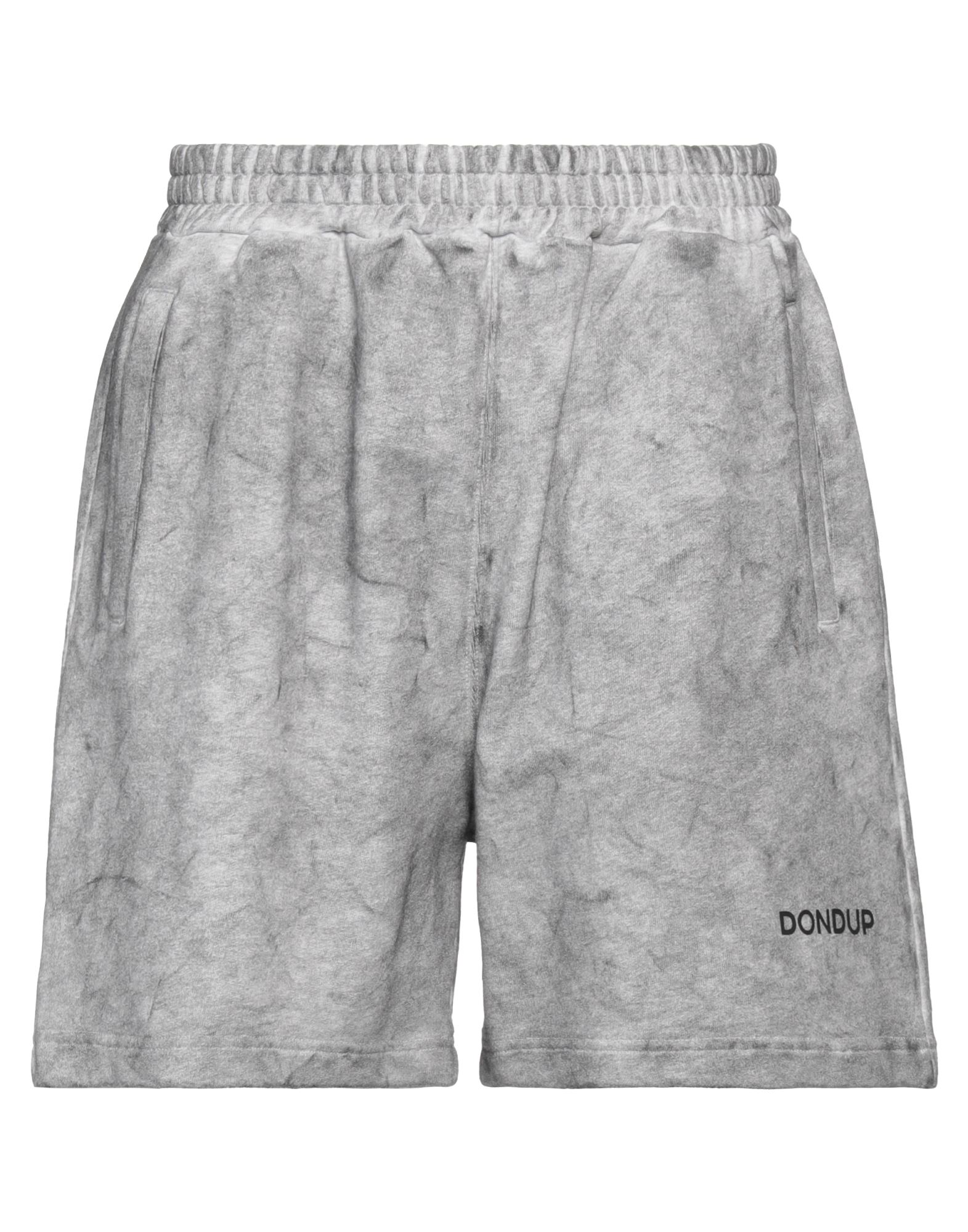 Dondup Man Shorts & Bermuda Shorts Grey Size Xl Cotton