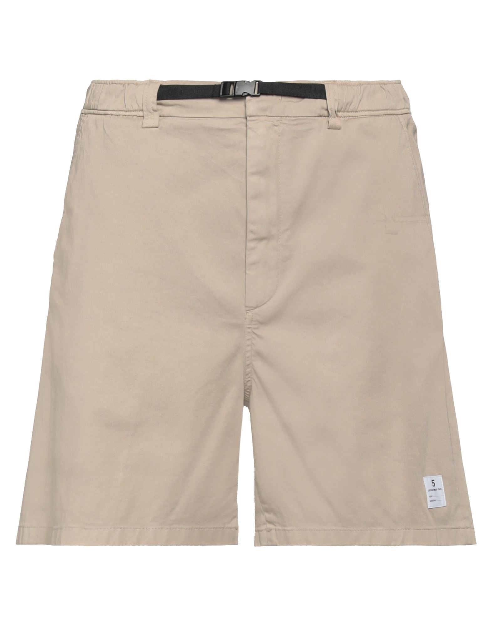 Department 5 Man Shorts & Bermuda Shorts Beige Size L Cotton, Elastane
