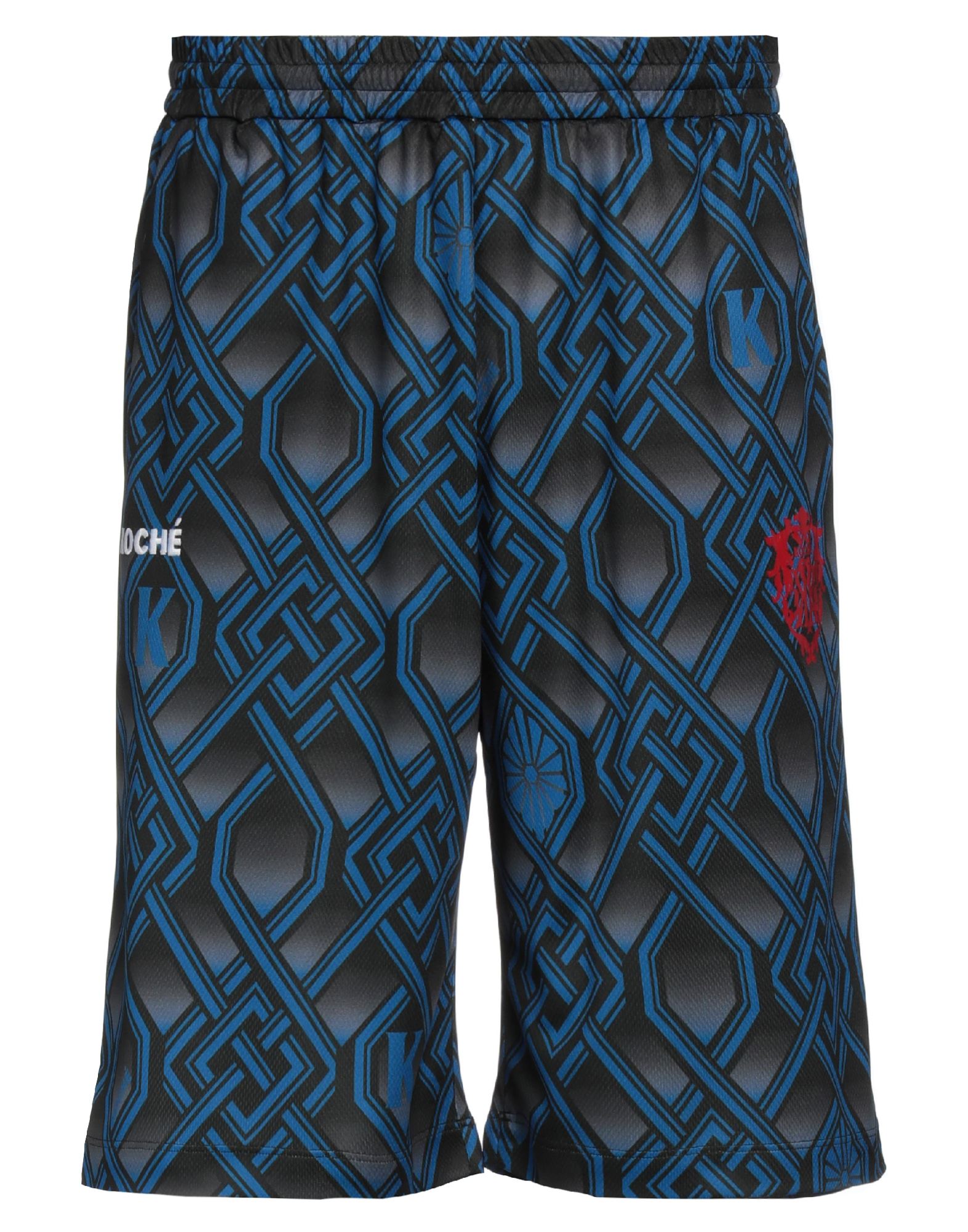 Koché Man Shorts & Bermuda Shorts Steel Grey Size L Polyester