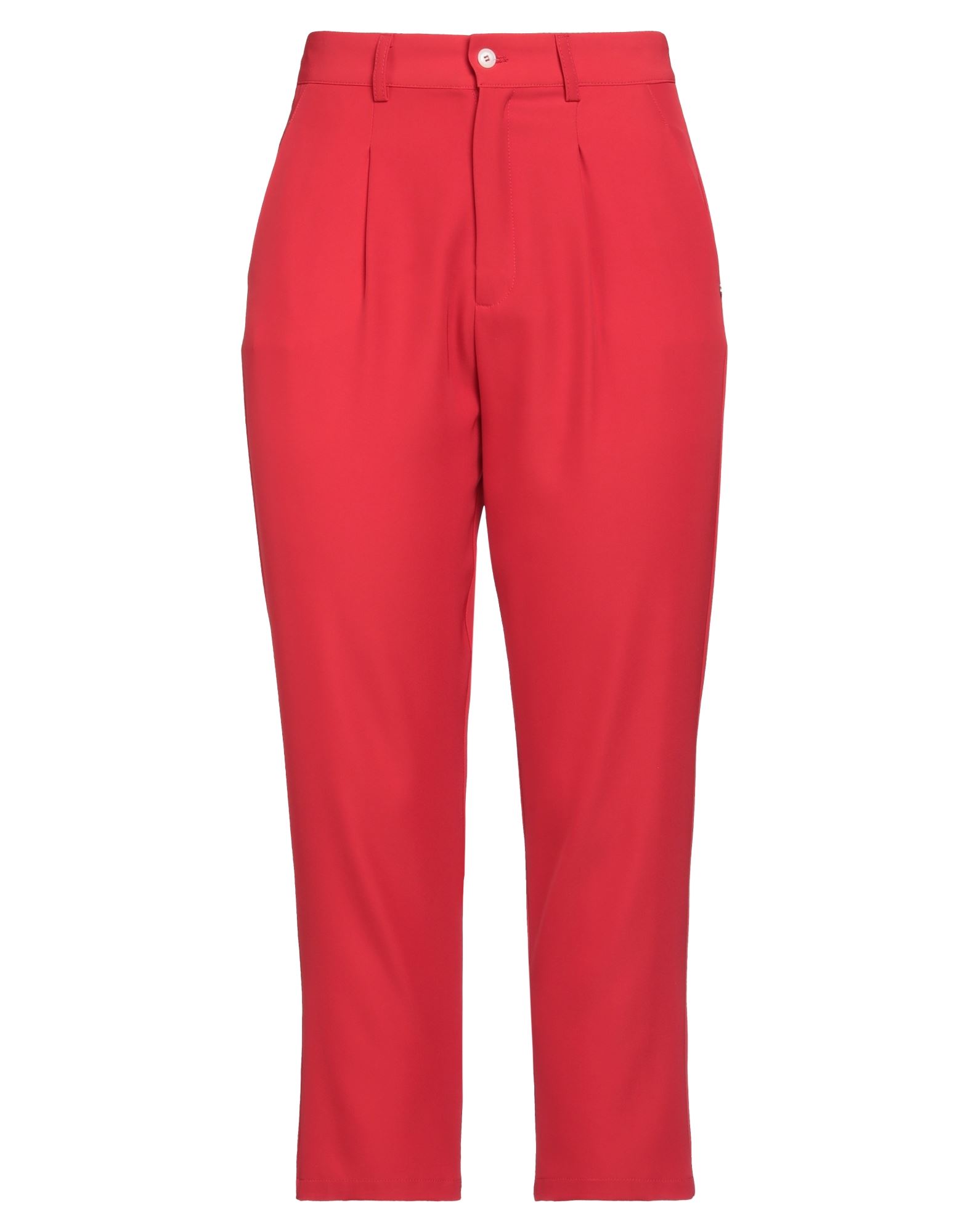 Shop Ottod'ame Woman Pants Red Size 10 Polyester, Elastane