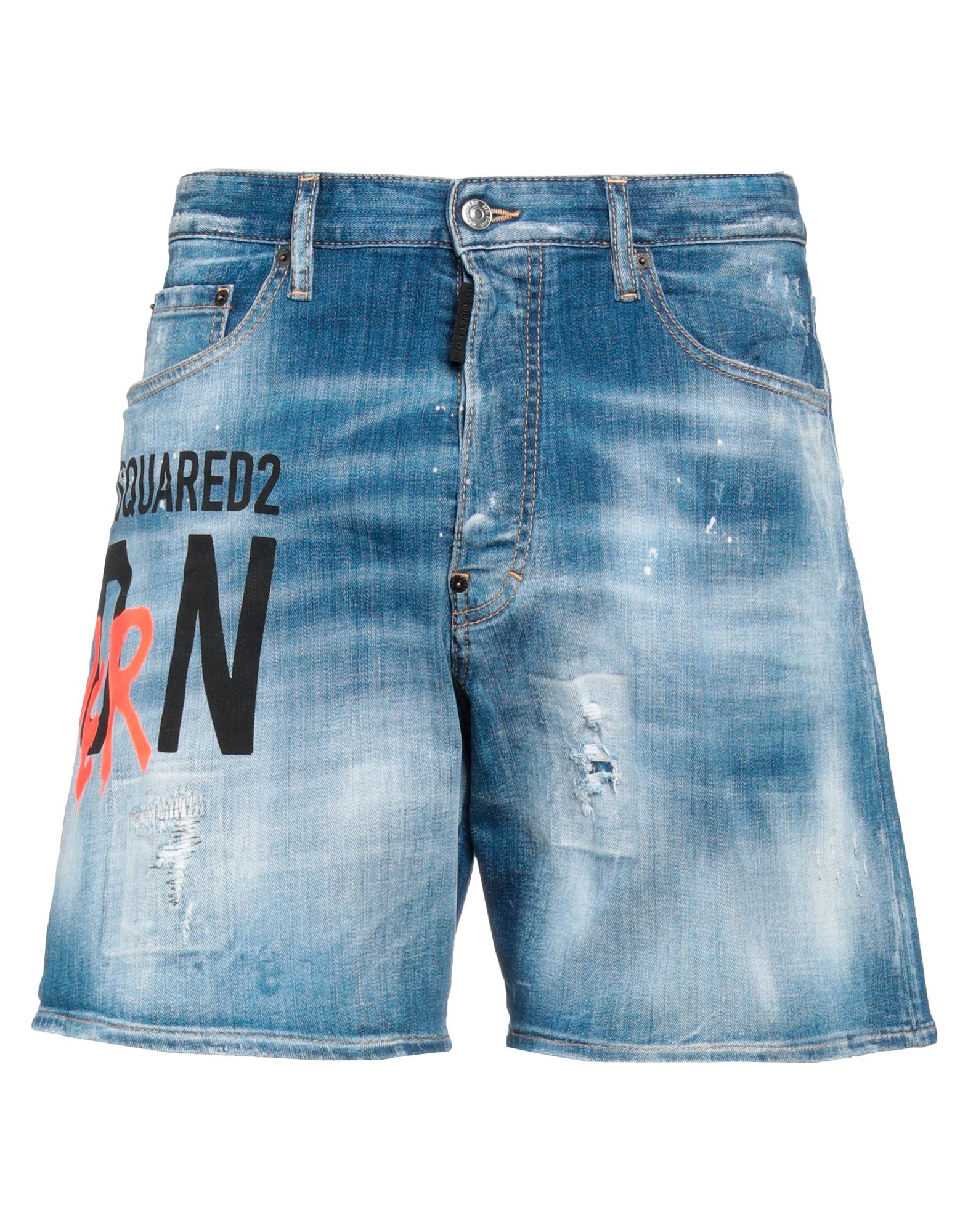 Dsquared2 Denim Shorts In Blue