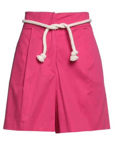 Millenovecentosettantotto Woman Shorts & Bermuda Shorts Fuchsia Size 2 Cotton, Elastane In Pink