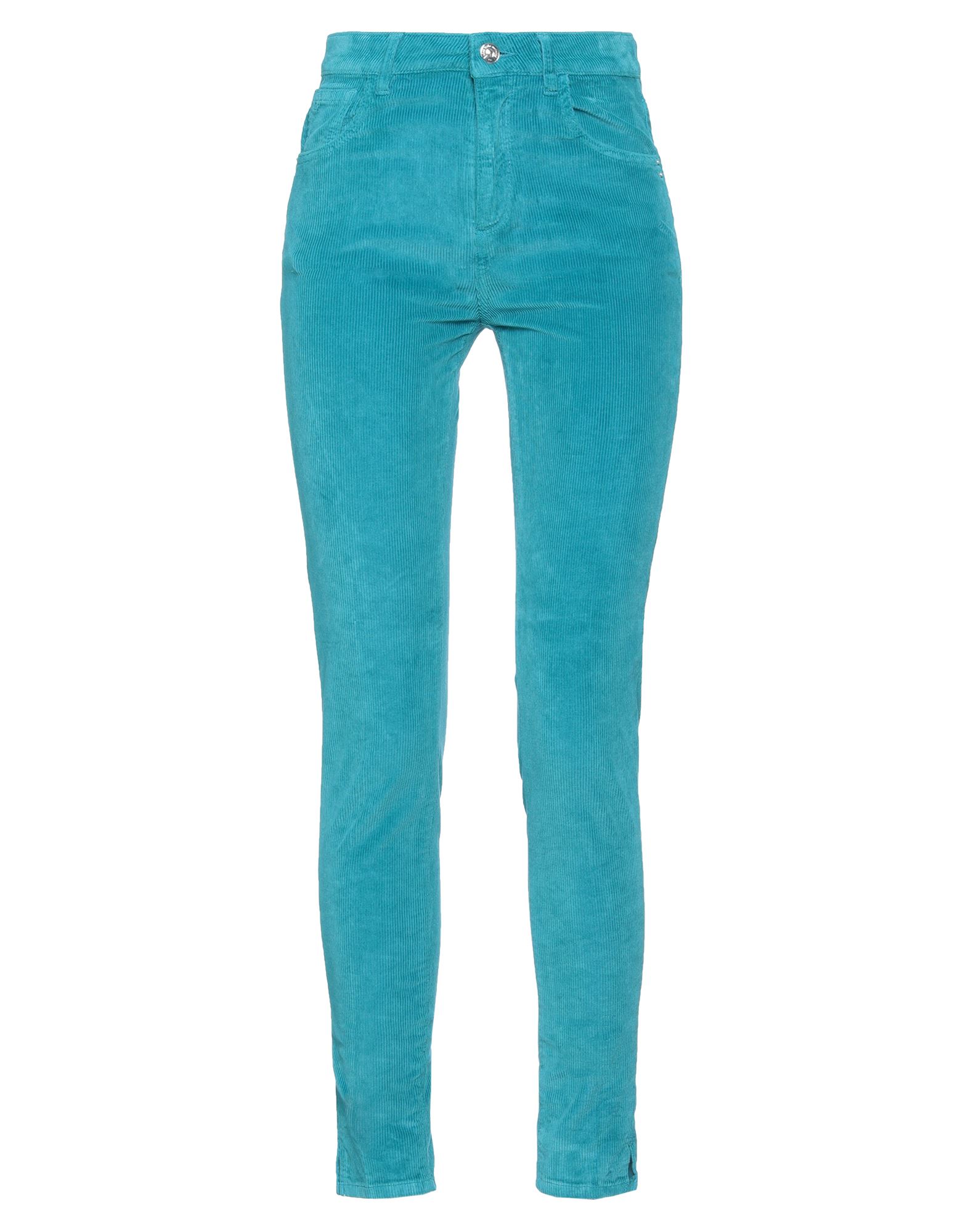 Nine:inthe:morning Nine In The Morning Woman Pants Turquoise Size 30 Cotton, Modal, Elastane In Blue