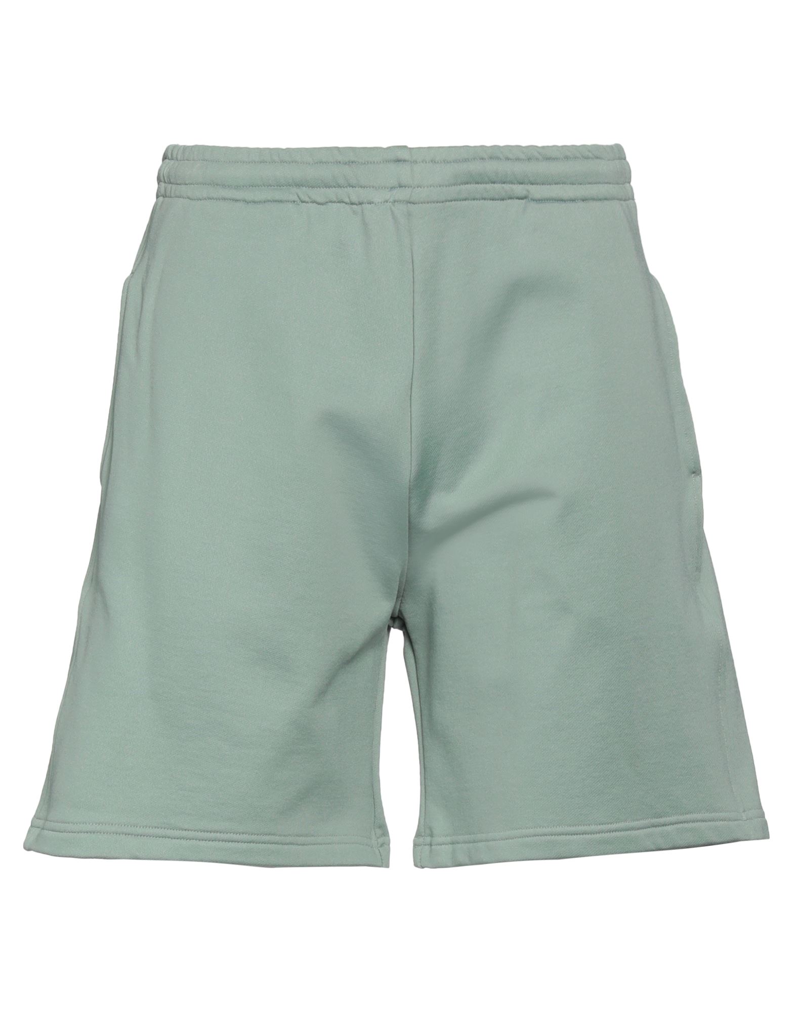 Cruna Man Shorts & Bermuda Shorts Sage Green Size M Cotton