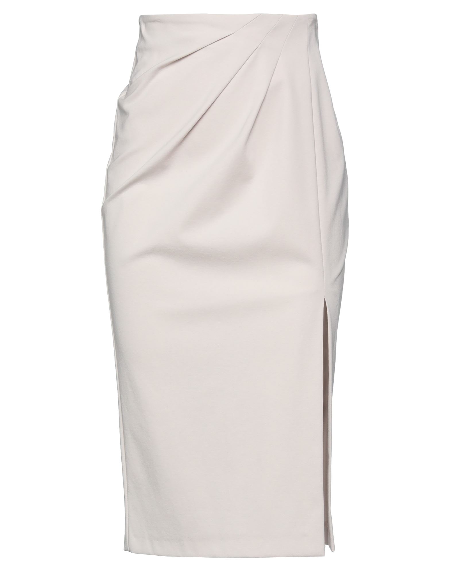 Kaos Midi Skirts In White