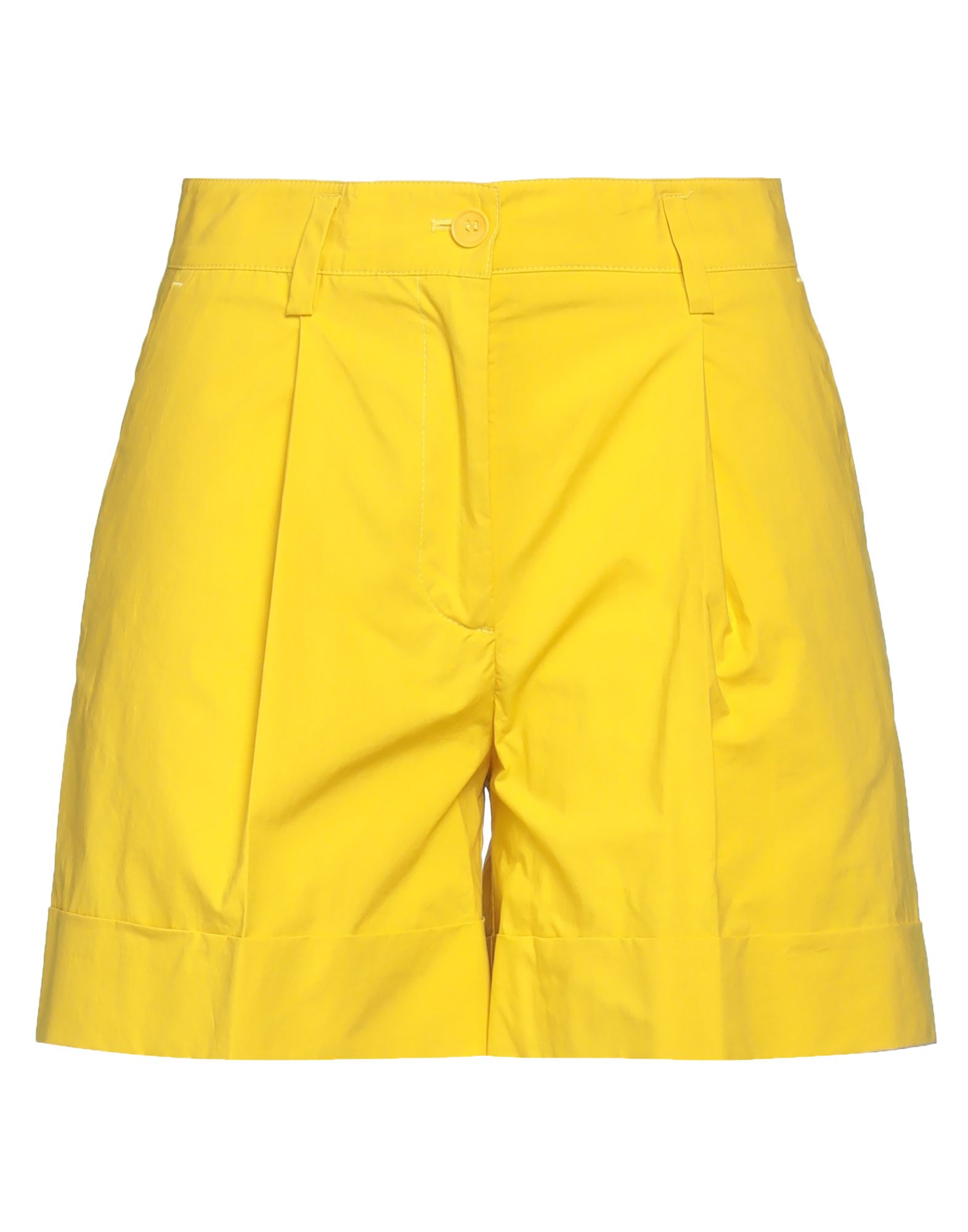 P.a.r.o.s.h P. A.r. O.s. H. Woman Shorts & Bermuda Shorts Yellow Size Xs Cotton
